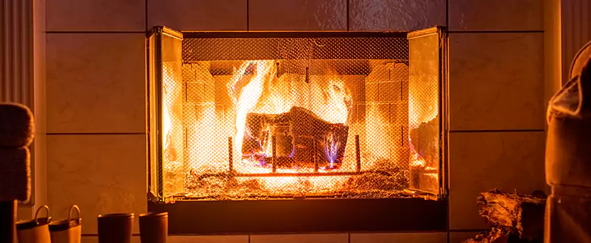 Mendota Hearth Landscape Fireplace Installation in Golden Valley, Minnesota