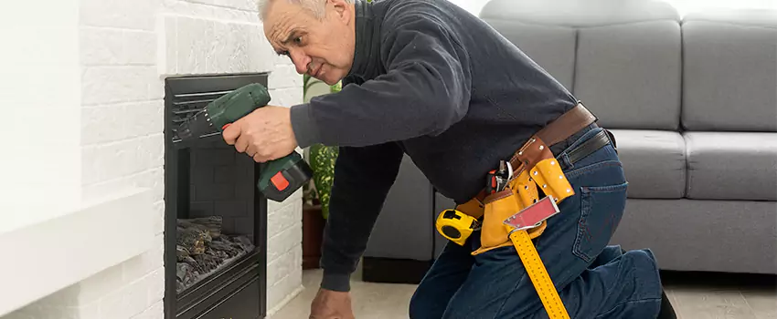 New Indoor Fireplace Installation in Golden Valley, Minnesota