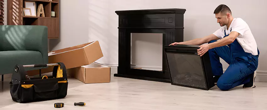 Old Rusted Metal Fireplace Repair And Replacement in Golden Valley, MN
